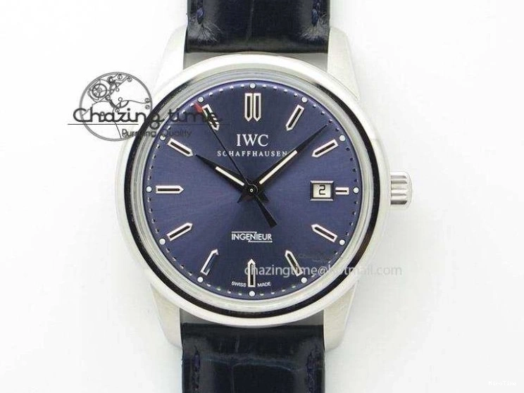 MIROTIME 0116 Supportive Big Pilot IW501008 “Boutique London” SS ZF Best Edition Blue Dial on Blue Leather Strap A 7106